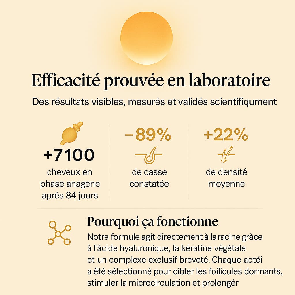 Sérum de Croissance - Efficacité cliniquement prouvée